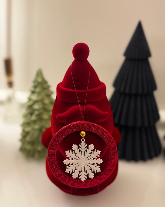 Red Circle Ornament